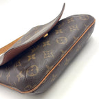 Louis Vuitton Musette Salsa Short Strap Monogram Leather Brown Light Shoulder — view 8