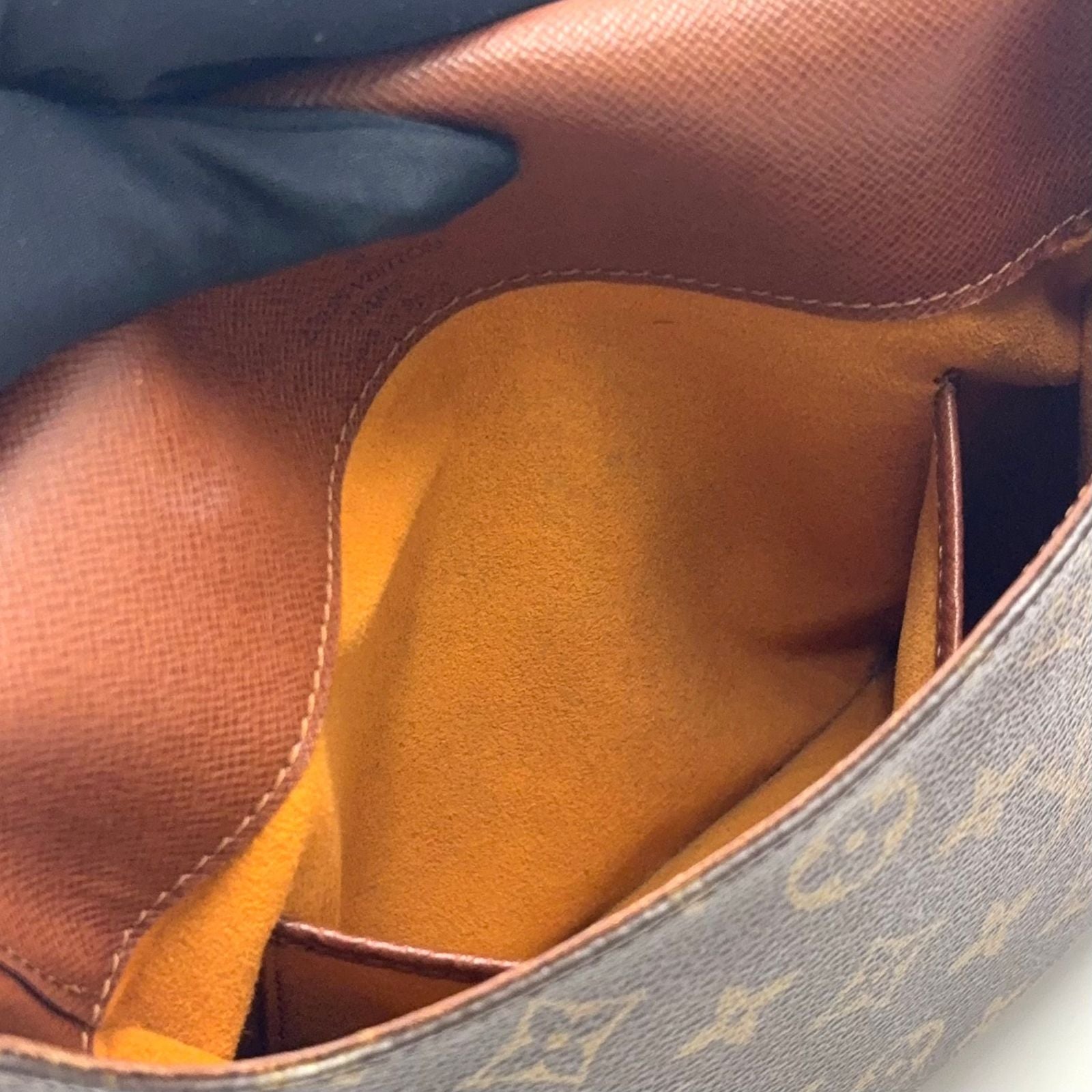 Louis Vuitton Musette Salsa Short Strap Monogram Leather Brown Light Shoulder — view 5