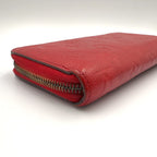 Louis Vuitton Portefeuille Clemence Monogram Empreinte Scarlet Leather — view 5