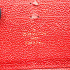 Louis Vuitton Portefeuille Clemence Monogram Empreinte Scarlet Leather — view 4