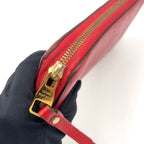 Louis Vuitton Portefeuille Clemence Monogram Empreinte Scarlet Leather — view 7