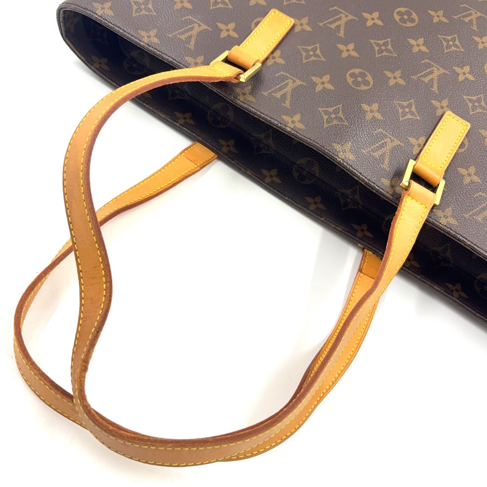 Louis Vuitton Monogram Leather Brown Light Tote Gold — view 6