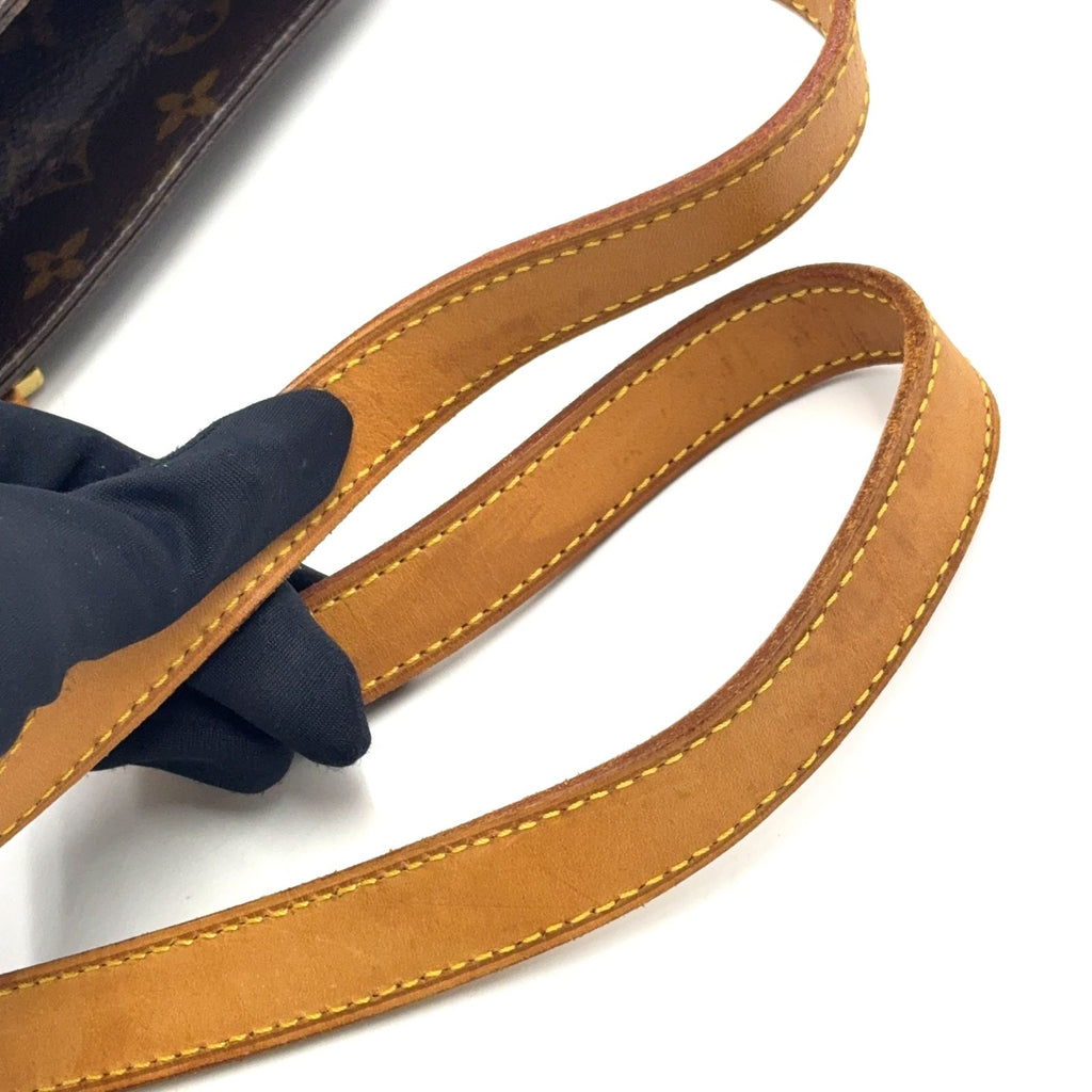 Louis Vuitton Monogram Leather Brown Light Tote Gold — view 7