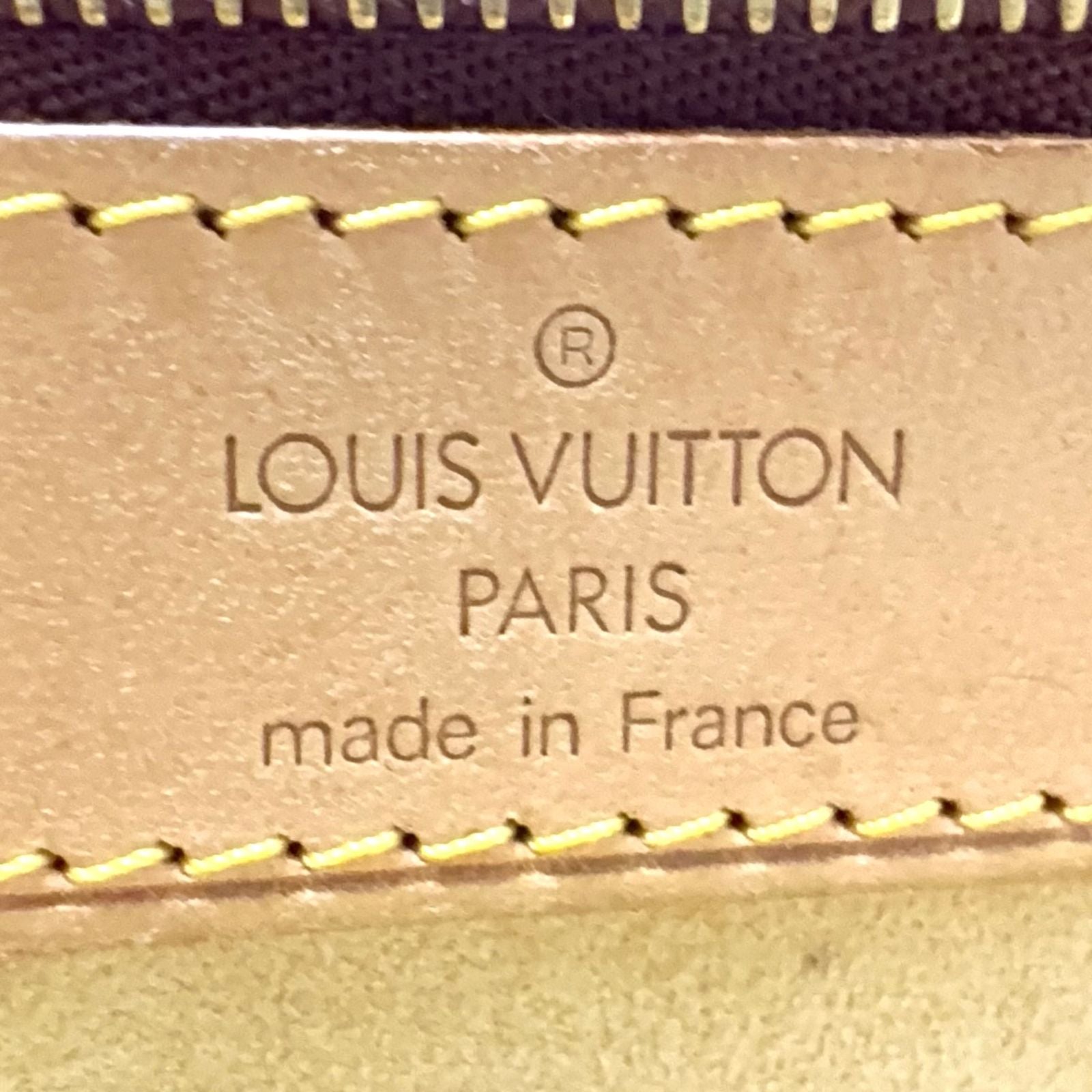 Louis Vuitton Monogram Leather Brown Light Tote Gold — view 4