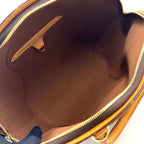 Louis Vuitton Ellipse MM Monogram Leather Brown Light Handbag Gold — view 3