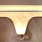 Louis Vuitton Ellipse MM Monogram Leather Brown Light Handbag Gold — view 4