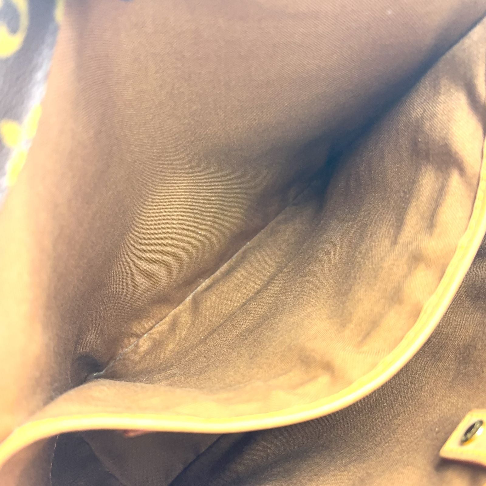 Louis Vuitton Vavin GM Monogram Leather Brown Light Tote Gold — view 8