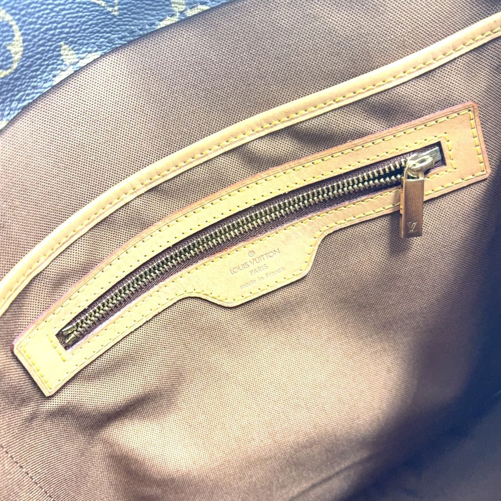 Louis Vuitton Vavin GM Monogram Leather Brown Light Tote Gold — view 5