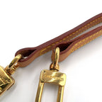 Louis Vuitton Leather Light Brown Shoulder Strap Gold — view 8