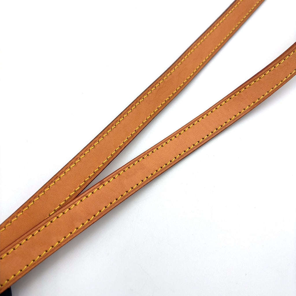 Louis Vuitton Leather Light Brown Shoulder Strap Gold — view 6