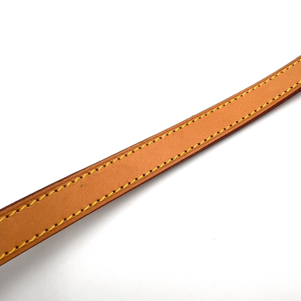 Louis Vuitton Leather Light Brown Shoulder Strap Gold — view 5