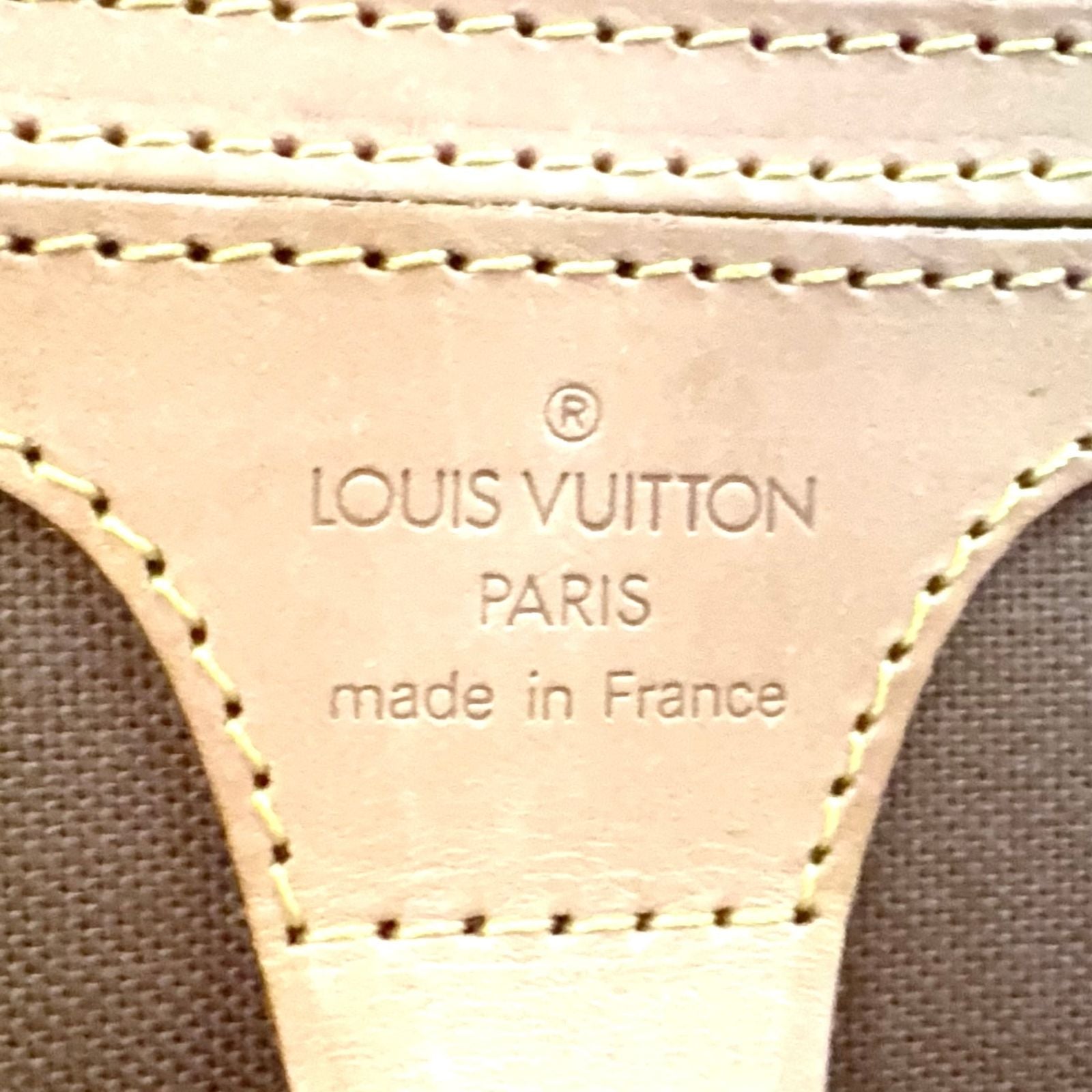 Louis Vuitton Ellipse Shopping Monogram Leather Brown Light Shoulder Bag Gold — view 4