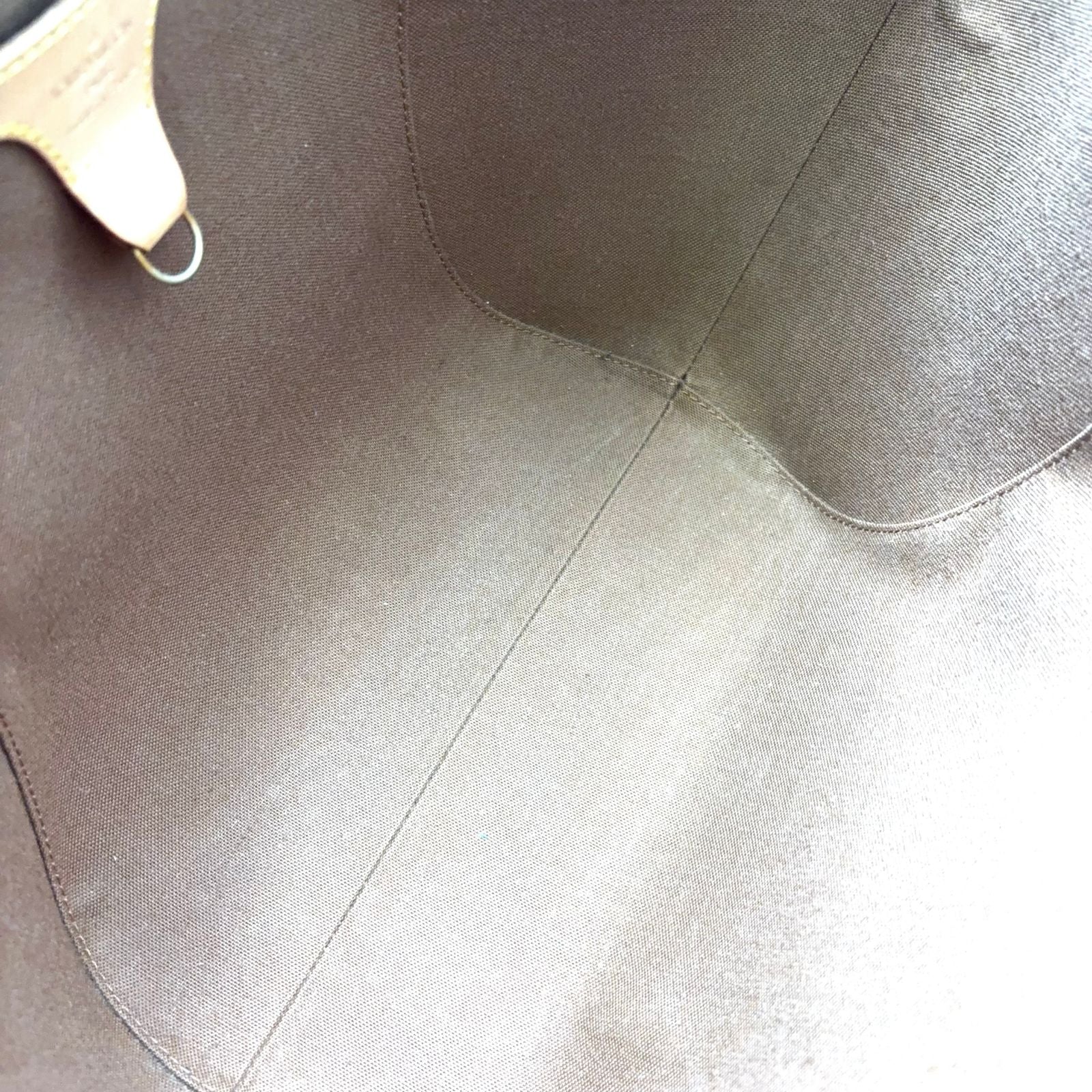 Louis Vuitton Ellipse Shopping Monogram Leather Brown Light Shoulder Bag Gold — view 5