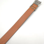 Loewe Plate Buckle Style Choker Leather Black Bracelet Silver — view 7