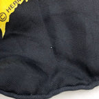 Hermes Carre 90 Tourbillon Silk Yellow Black Scarf — view 7