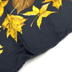 Hermes Carre 90 Tourbillon Silk Yellow Black Scarf — view 6