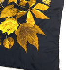 Hermes Carre 90 Tourbillon Silk Yellow Black Scarf — view 4