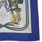 Hermes Carre 90 Brides de Gala Silk Scarf Blue — view 3