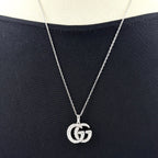 Gucci GG Running Pendant Pave Diamond — view 4
