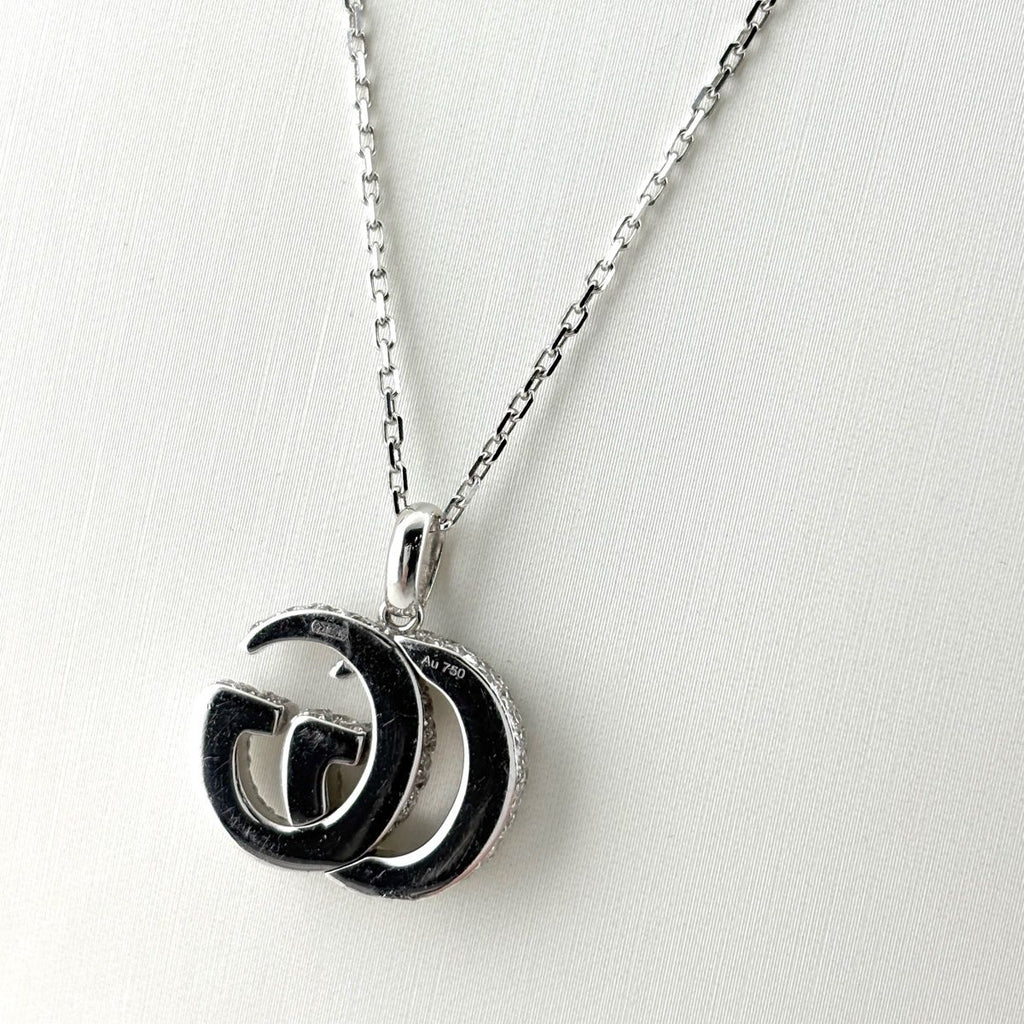 Gucci GG Running Pendant Pave Diamond — view 3