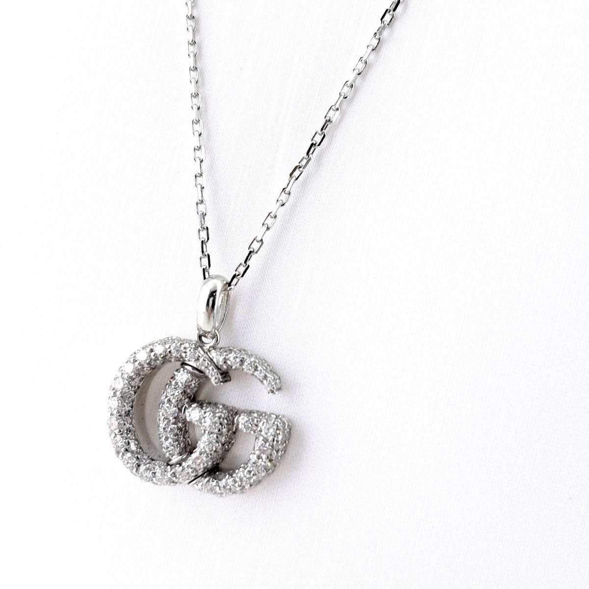 Gucci GG Running Pendant Pave Diamond