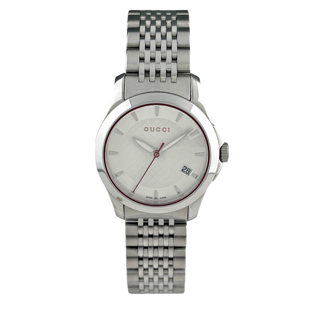 Gucci Timeless 126.5 Watch SS Quartz White — view 2