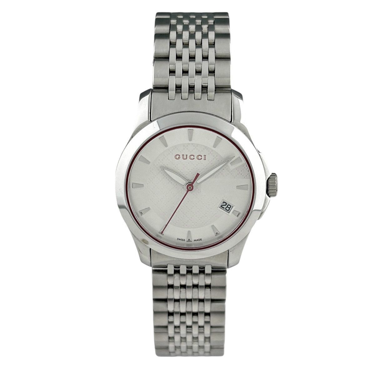 Gucci Timeless 126.5 Watch SS Quartz White — view 2