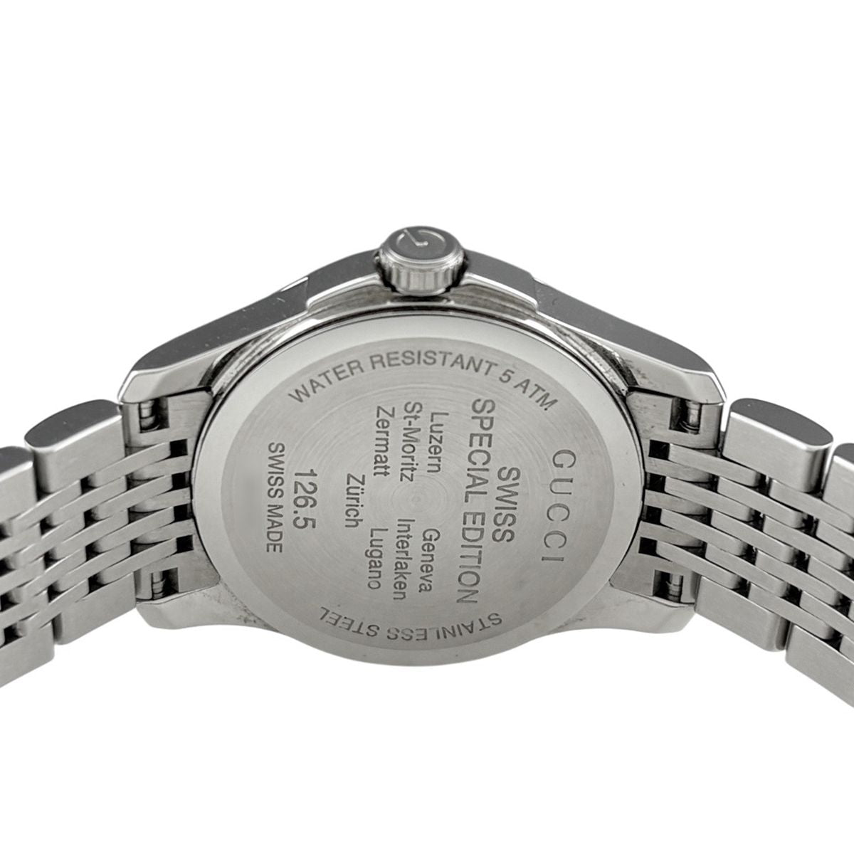 Gucci Timeless 126.5 Watch SS Quartz White — view 4