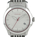 Gucci Timeless 126.5 Watch SS Quartz White