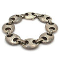 Hermes Bracelet Schrois GM Silver Crab Mark