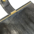 Chanel Wallet Black CC Logo Gold Kiss Lock — view 7