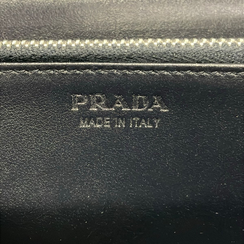 Prada Wallet Black Zip Around — view 5