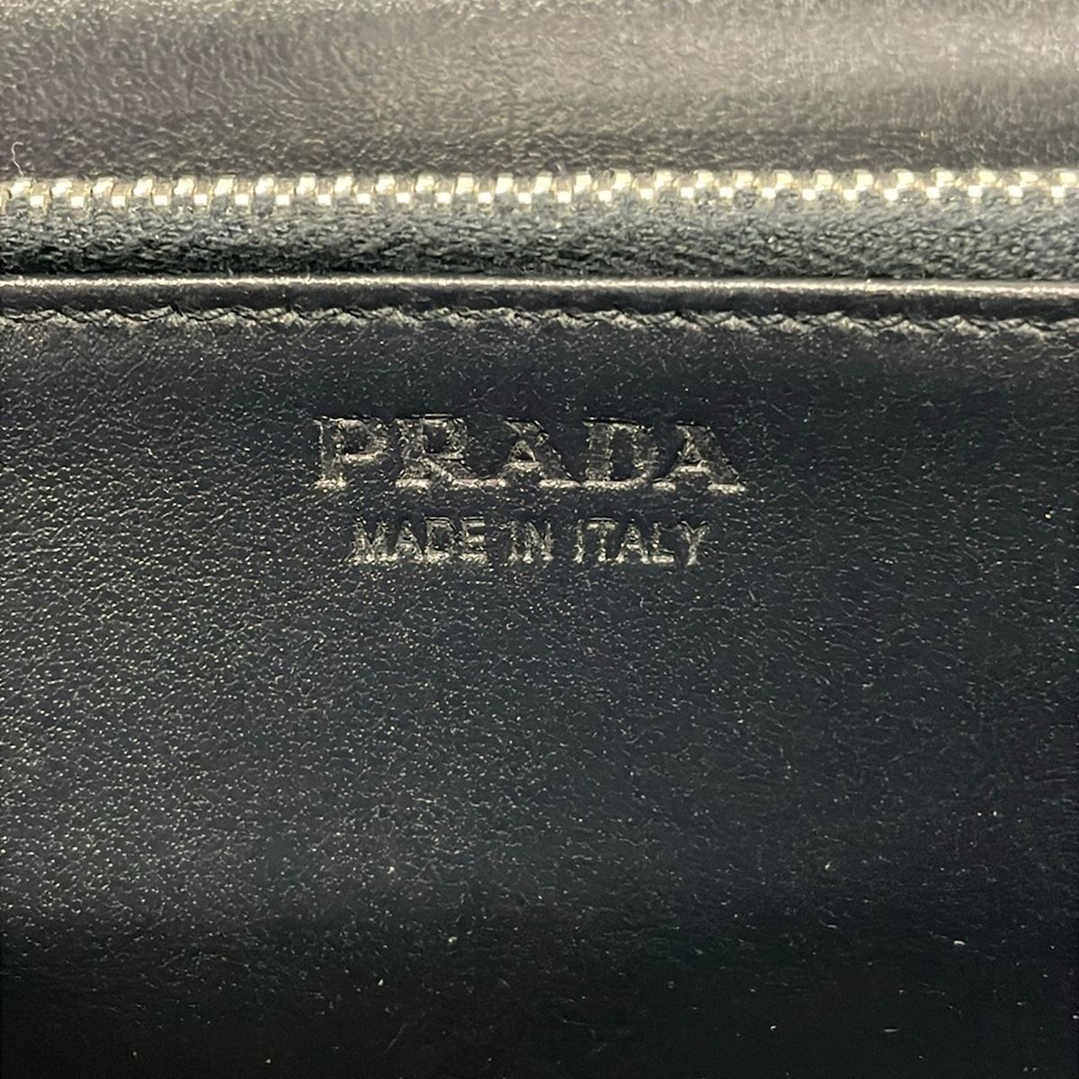 Prada Wallet Black Zip Around — view 5