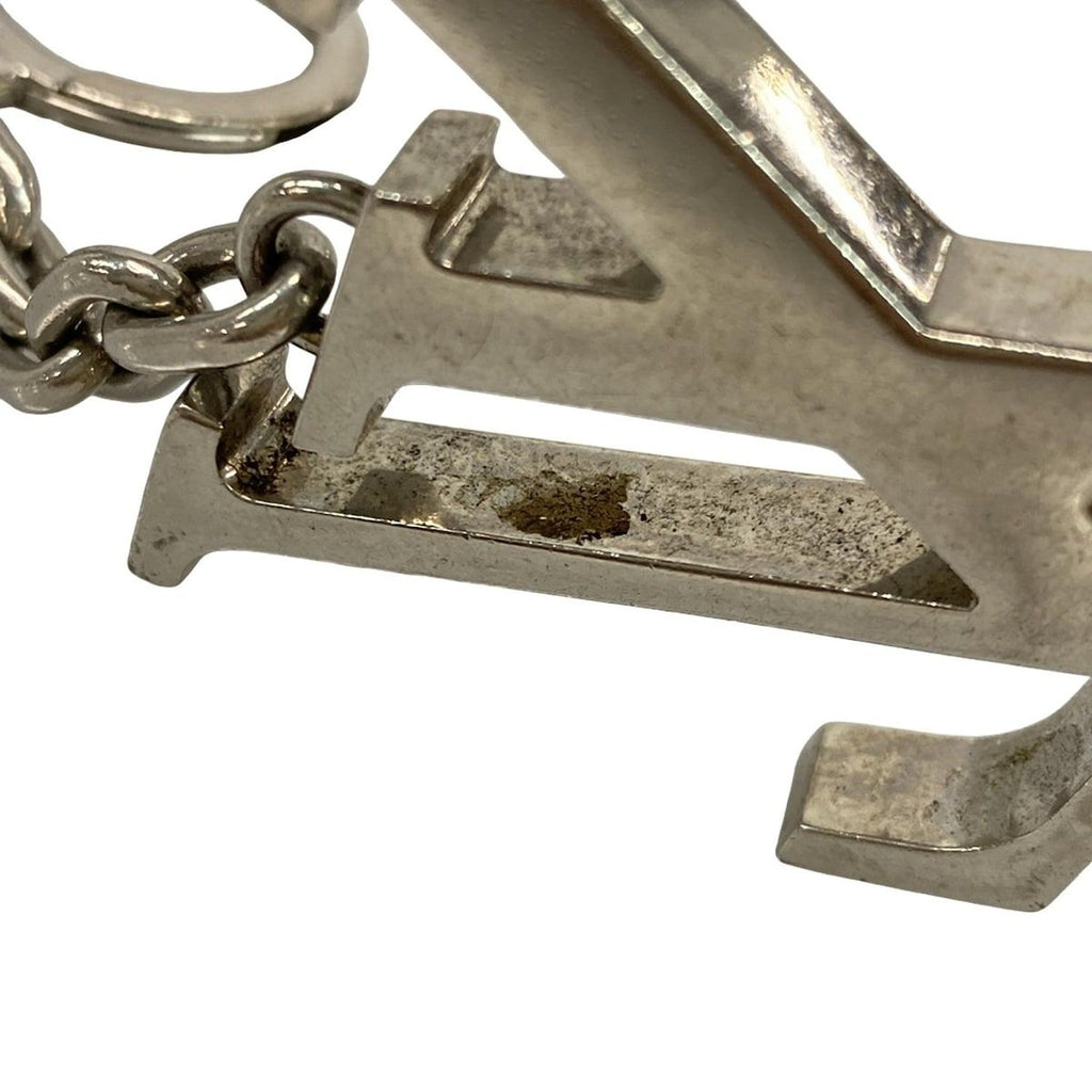 Louis Vuitton Key Holder Porte Cles Initial LV Silver — view 5