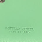 Bottega Veneta Bifold Wallet Maxi Intrecciato Light Green Leather — view 5