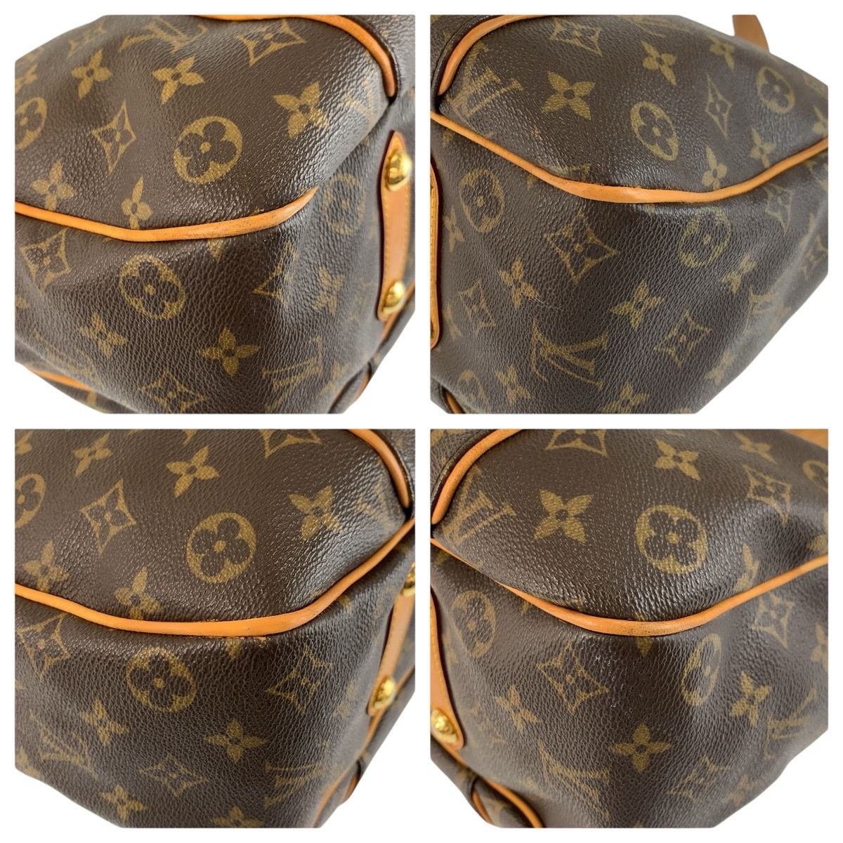 Louis Vuitton Monogram Galleria PM Brown Gold Shoulder — view 4