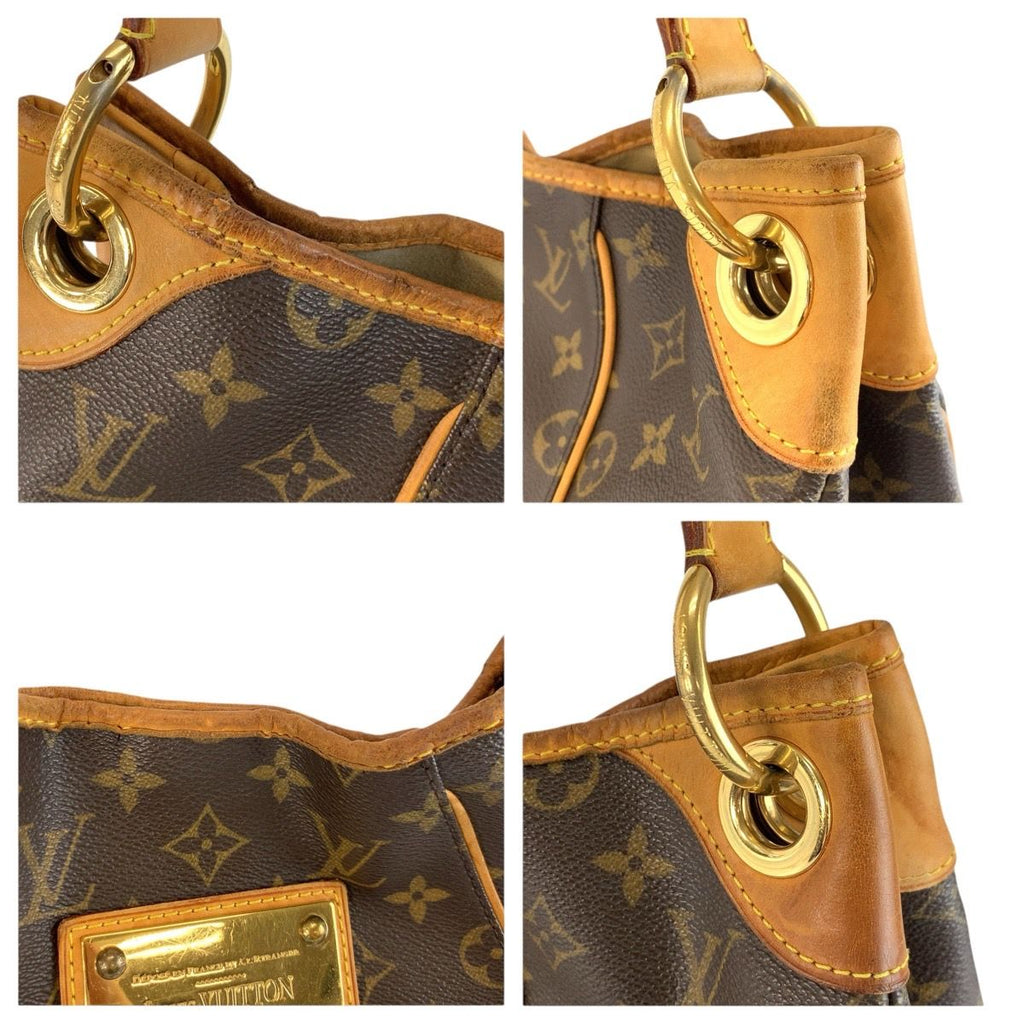 Louis Vuitton Monogram Galleria PM Brown Gold Shoulder — view 5
