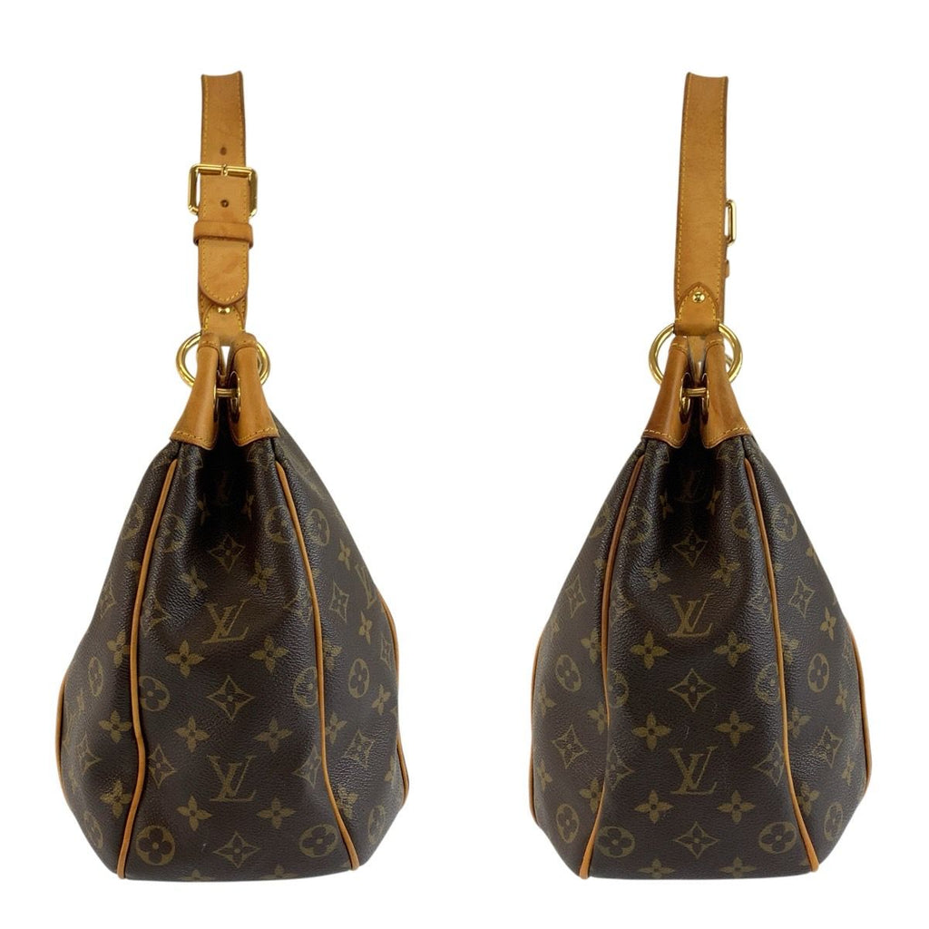 Louis Vuitton Monogram Galleria PM Brown Gold Shoulder — view 7