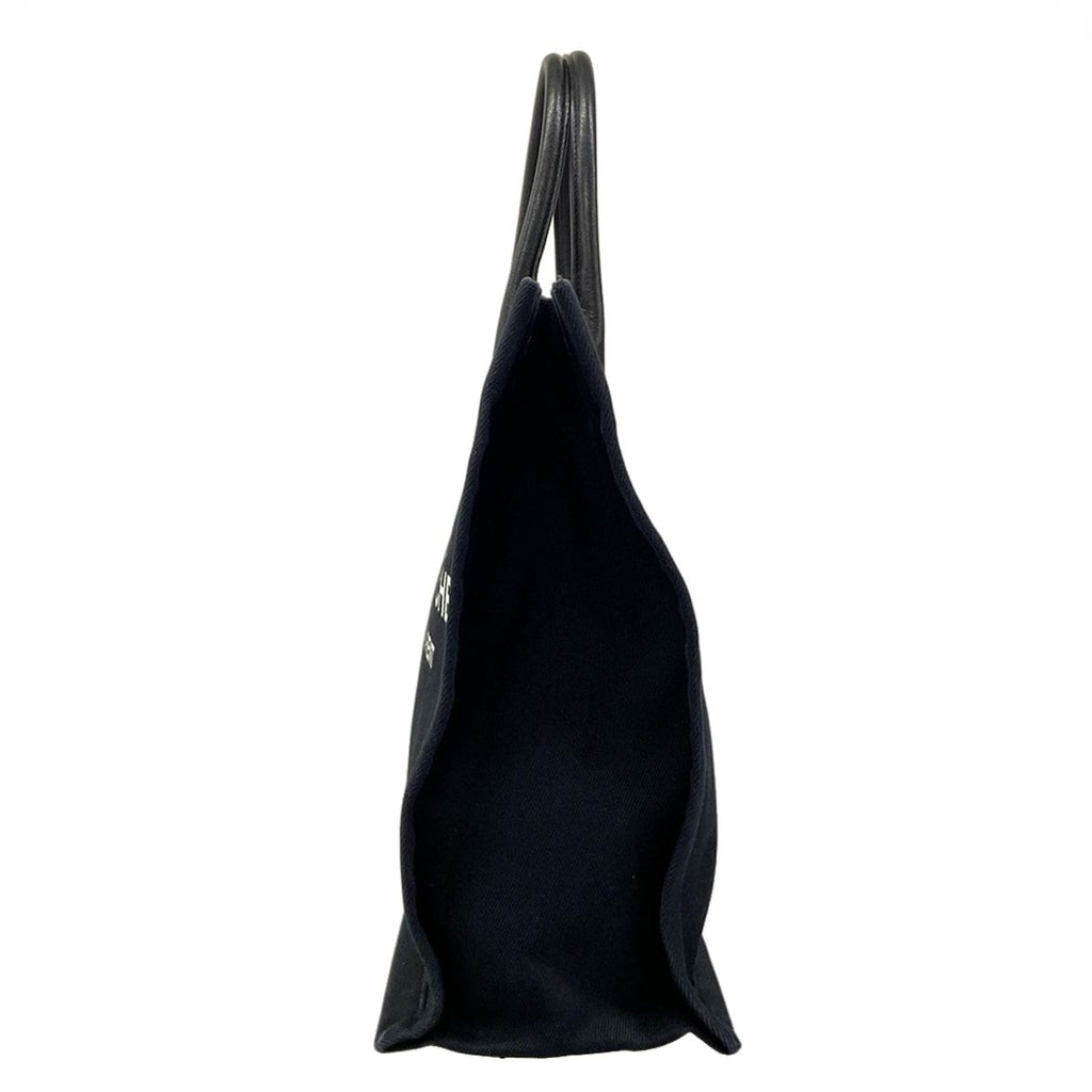 Saint Laurent Paris Tote North South Rive Gauche Black Leather — view 4