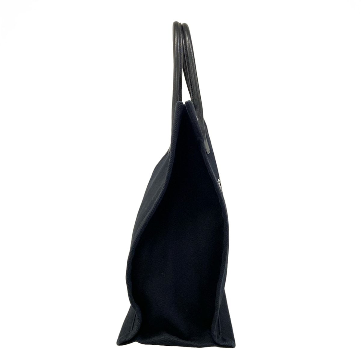 Saint Laurent Paris Tote North South Rive Gauche Black Leather — view 2