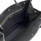 Saint Laurent Paris Tote North South Rive Gauche Black Leather — view 7