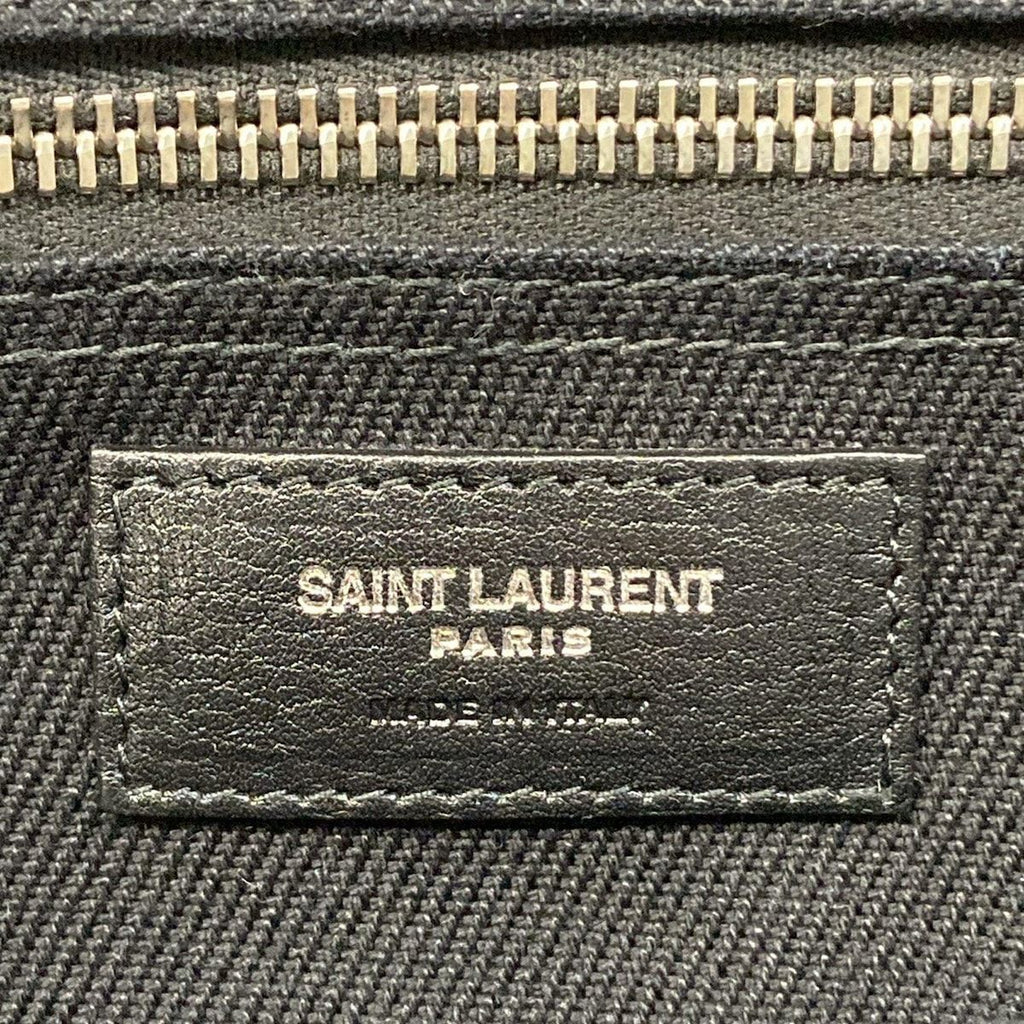 Saint Laurent Paris Tote North South Rive Gauche Black Leather — view 9