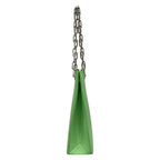 Fendi Tote Shopping Small Light Green Chain Shoulder Leather — view 2