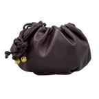 Bottega Veneta Shoulder Bag Mini the Valve Bordeaux Drawstring Leather