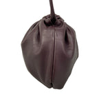 Bottega Veneta Shoulder Bag Mini the Valve Bordeaux Drawstring Leather — view 4