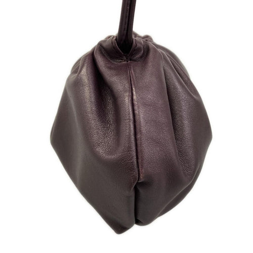 Bottega Veneta Shoulder Bag Mini the Valve Bordeaux Drawstring Leather — view 2