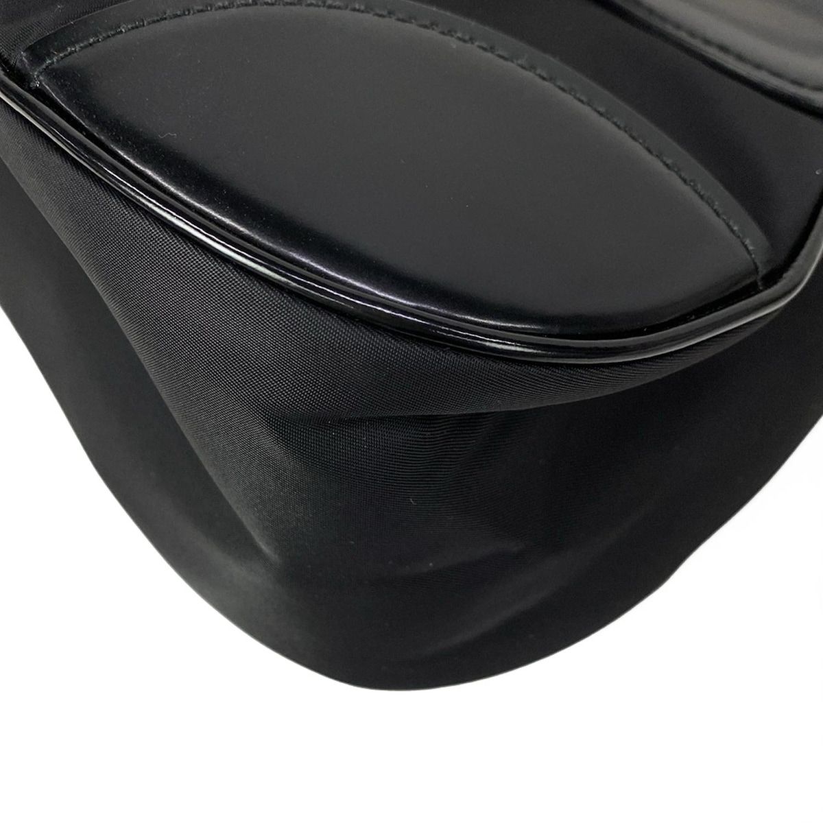 Prada Handbag Black Re Edition Leather — view 9