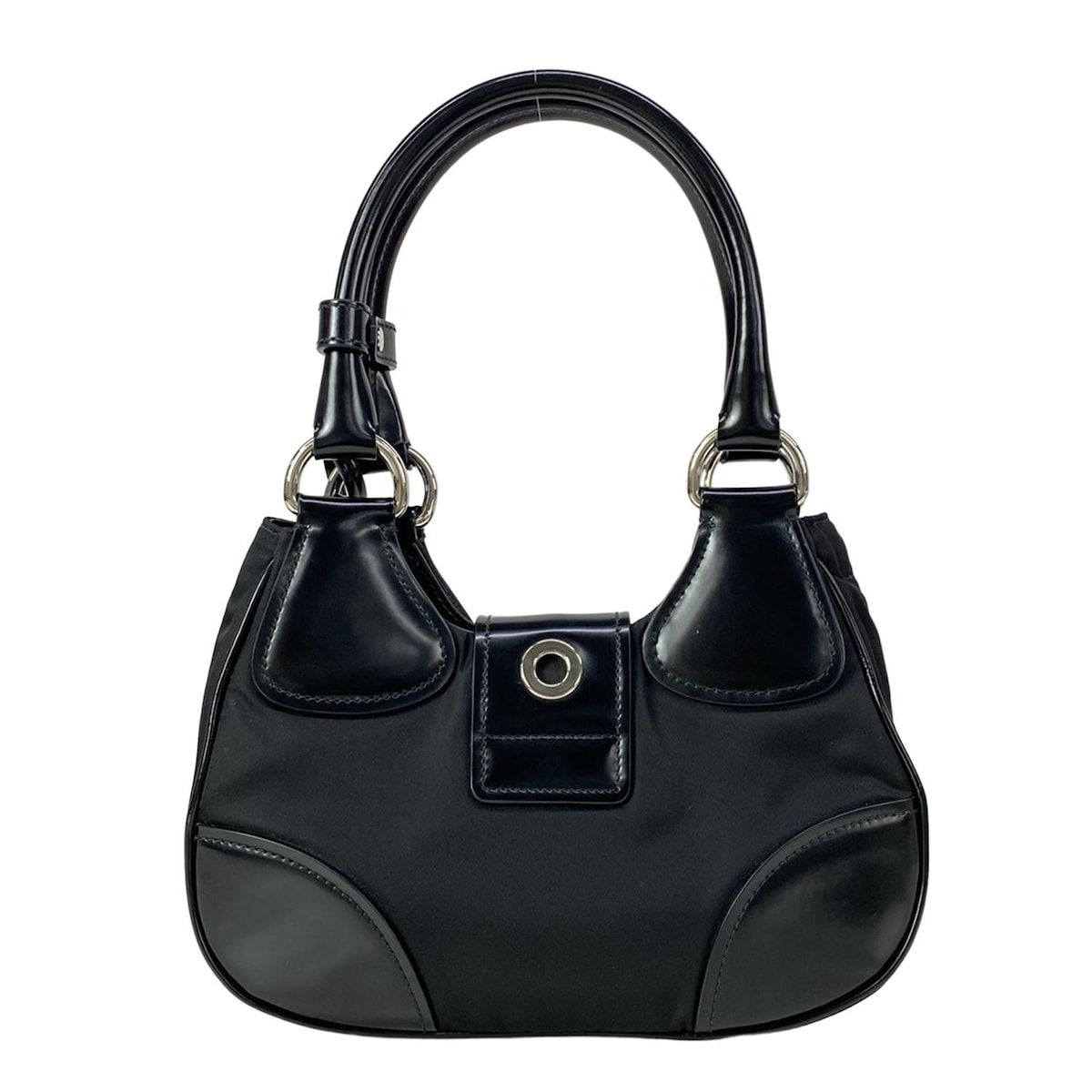 Prada Handbag Black Re Edition Leather — view 3