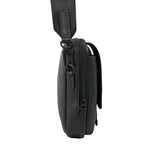 Louis Vuitton Shoulder Bag Monogram Shadow Double Phone Pouch Black Leather — view 2