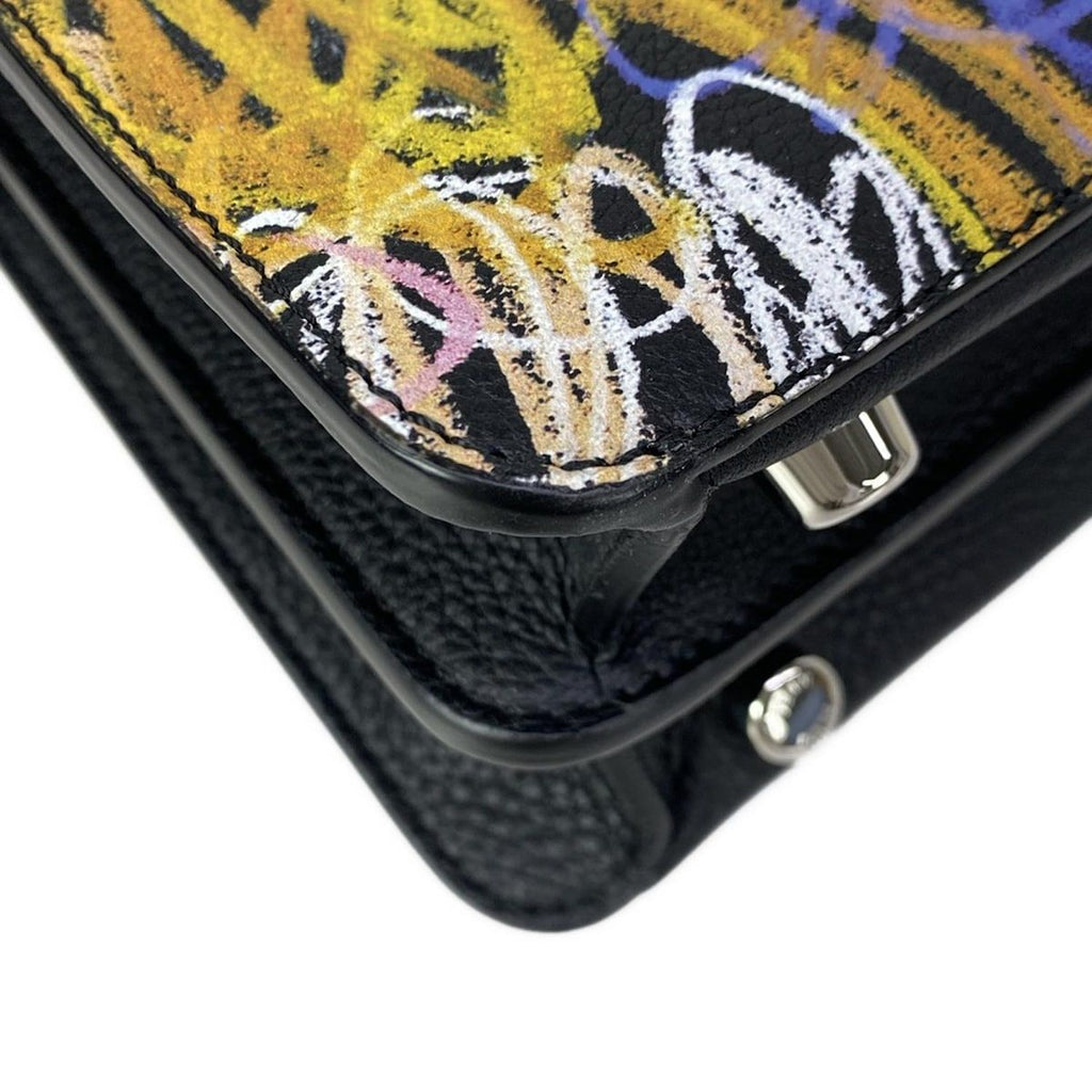 Fendi Handbag Black Multi Leather — view 6